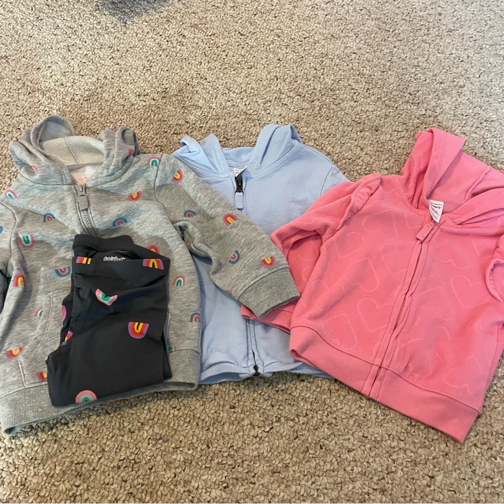 Colorful Kids Hoodie Set